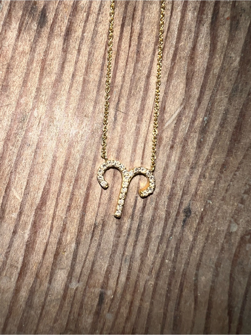 Aries diamond necklace ♈️